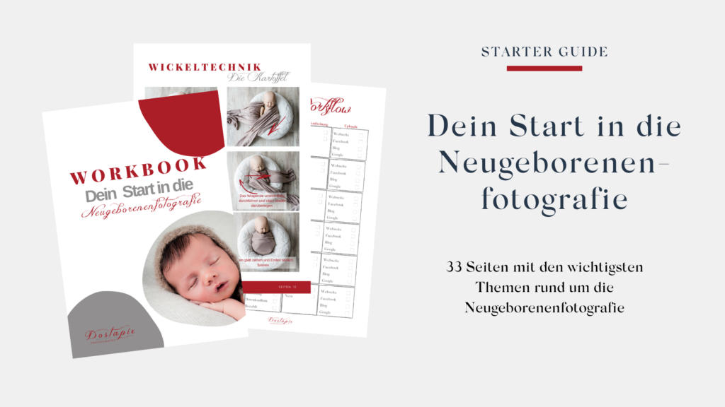 newborn starter guide workbook für fotografen